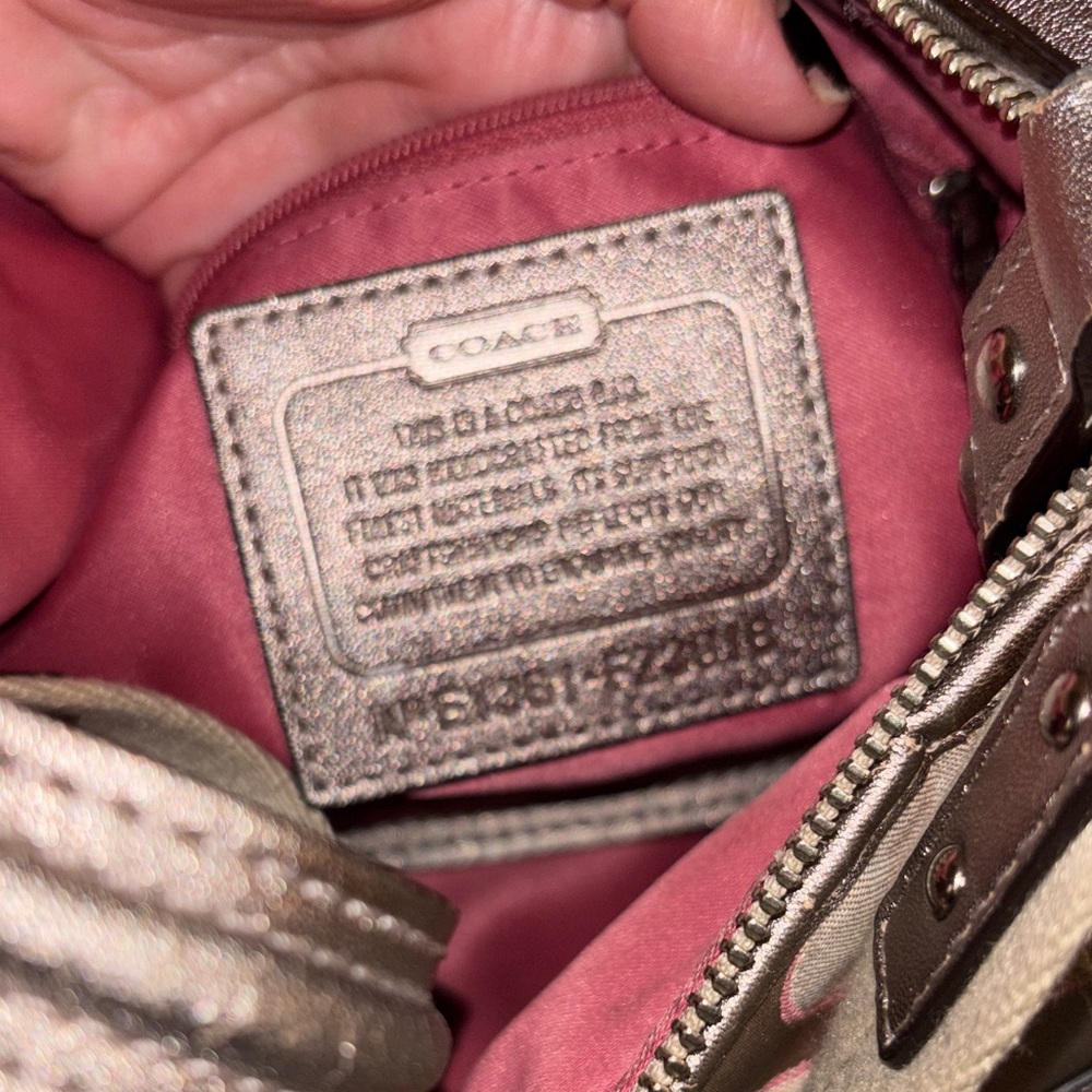 Coach Beige and Brown Crossbody Bag - Picture 14 of 14